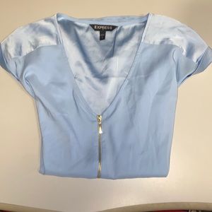 Express zip up blouse
